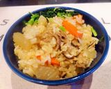 大根と豚肉のジューシー風炊き込みご飯作り方10写真