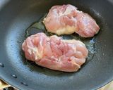 ＊鶏肉のパプリカクリーム煮＊作り方1写真