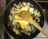 超簡単☆しっとりこくマヨしょう油炒飯♫作り方5写真