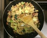超簡単☆しっとりこくマヨしょう油炒飯♫作り方7写真