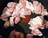 豆乳で鶏キムチ作り方1写真