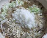 チャーシューの煮汁活用！鶏ももの雪鍋作り方4写真