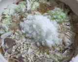チャーシューの煮汁活用！鶏ももの雪鍋作り方4写真