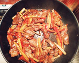 簡単☆ごぼうと牛肉のオイスター炒め作り方4写真