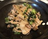 豚こまと春菊の味噌炒め作り方6写真