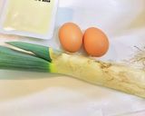 下仁田ねぎと豆腐と卵のお味噌汁作り方1写真
