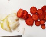 寒い日に☆キャベツとツナのクリームスープ作り方1写真