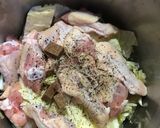 手羽元と白菜のスープ作り方1写真