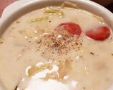 寒い日に☆キャベツとツナのクリームスープ作り方9写真