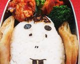 あっと、驚く キャラ弁～ 親子の合作～作り方2写真