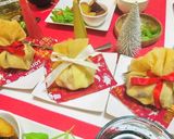 クリスマス風夕飯献立ローストチキンメイン作り方2写真