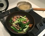 味噌ガーリック醤油パスタ作り方2写真
