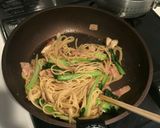 味噌ガーリック醤油パスタ作り方4写真