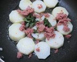 コンビーフで食べる！？長いもソテー作り方4写真