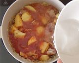 セルビア料理　パプリカシュ作り方5写真