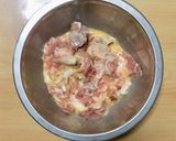 超簡単☆お買い得！豚こまカツ丼弁当風♪作り方3写真