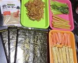 彩りが綺麗✨キンパ作り方8写真
