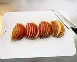 クリスマスに！りんごのパンケーキツリー作り方2写真