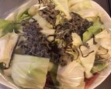 豚コマキャベツうどん作り方6写真