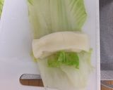 【簡単】白菜deくるくるお餅ロール作り方3写真