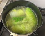 【簡単】白菜deくるくるお餅ロール作り方4写真