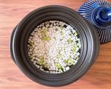 土鍋でほっこり♪「野菜がゆ」のレシピ作り方3写真