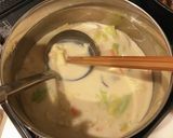 【簡単】キャベツとキノコの豆乳味噌スープ作り方6写真