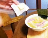 九州とんこつ塩バターラーメン作り方3写真