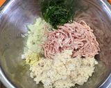 蓮根と大葉の和風シュウマイ☆明太子のせ！作り方5写真