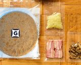 【厚切りベーコンと5種キノコのガレット】作り方1写真