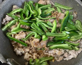 豚コマ肉とピーマンの香味豆板醤炒め作り方6写真