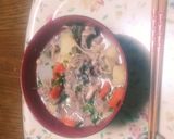 漁師飯❔ハマチ(ブリ)のアラの味噌鍋☺⛄作り方12写真
