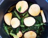 大根葉とさつまいもの煮物作り方4写真