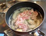 白菜と豚肉だけのお味噌汁作り方5写真