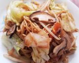 椎茸&人参&キャベツ&玉ねぎの焼きそば☆作り方3写真