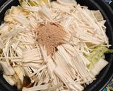 ニラ白菜豚肉えのきみそキムチ鍋で〆は二回作り方2写真