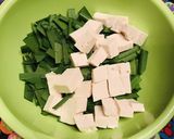 ニラ白菜豚肉えのきみそキムチ鍋で〆は二回作り方3写真