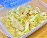 塩麹でシャリシャリきゃべつの漬け物^_^作り方1写真