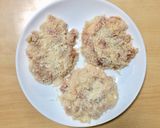 超簡単☆お買い得！豚こまカツ丼弁当風♪作り方7写真