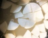 大根と帆立の中華がゆ作り方3写真