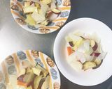 肉なし根菜たっぷり梅&柚子炒め味サラダ作り方6写真