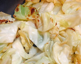 キャベツと厚揚げの甘味噌炒め作り方5写真