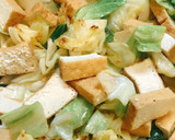 キャベツと厚揚げの甘味噌炒め作り方7写真