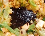 キャベツと厚揚げの甘味噌炒め作り方9写真