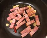 ベーコンとブロッコリーのペペロン炒め♪作り方5写真