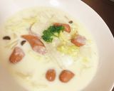 白菜とウインナーのチーズクリーム煮作り方5写真