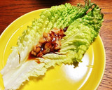 【簡単おつまみ】納豆のレタス巻き作り方4写真