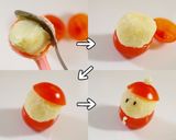 野菜パンケーキとポテサラのツリーサンド作り方9写真