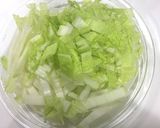 レンジで簡単おつまみ♬白菜のおかか和え★作り方1写真