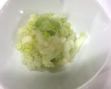 レンジで簡単おつまみ♬白菜のおかか和え★作り方2写真
